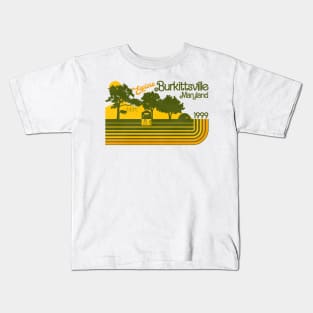 Explore Burkittsville / Blair Witch Retro Stripe Kids T-Shirt